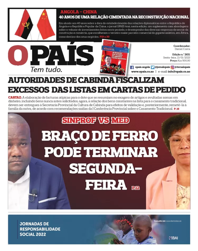 Editorial: Alargar as pontes