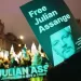 Grã-Bretanhha: Centenas de apoiantes de Julian Assange manifestam-se em Londres