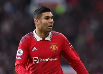 Casemiro repreende  Bruno Fernandes