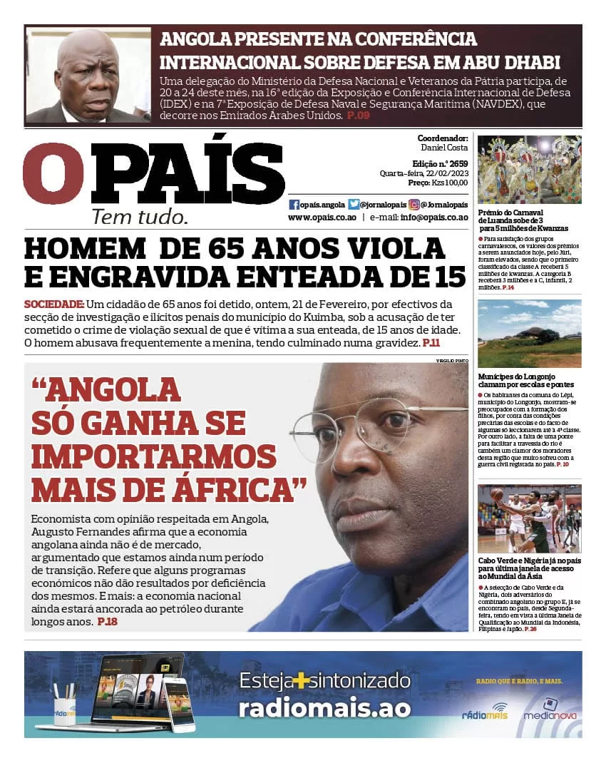 Editorial: Saúde e quadros