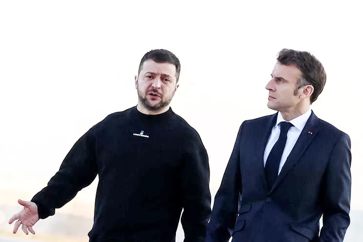 Zelensky alerta Macron que tentar dialogar com Putin será “uma perda de tempo”