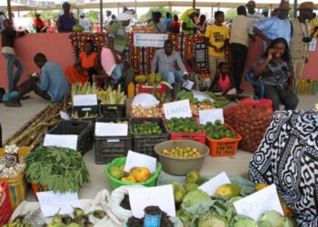 Produtos agrícolas dominam feira