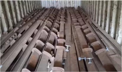 Cidadão detido com 70 barras de carris do comboio provenientes do Moxico