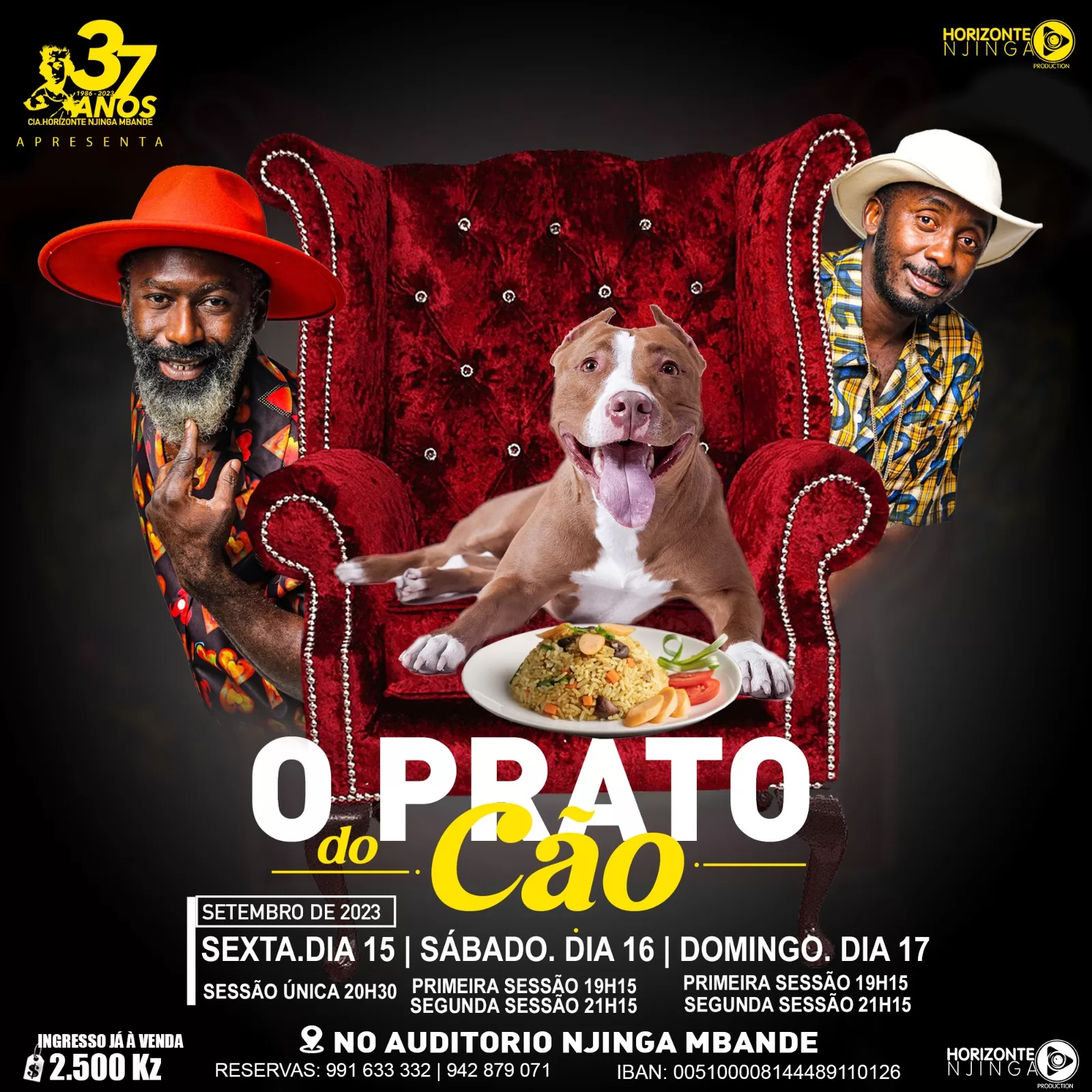 Grupo Horizonte Njinga Mbande volta em cena com a peça “O Prato do Cão”