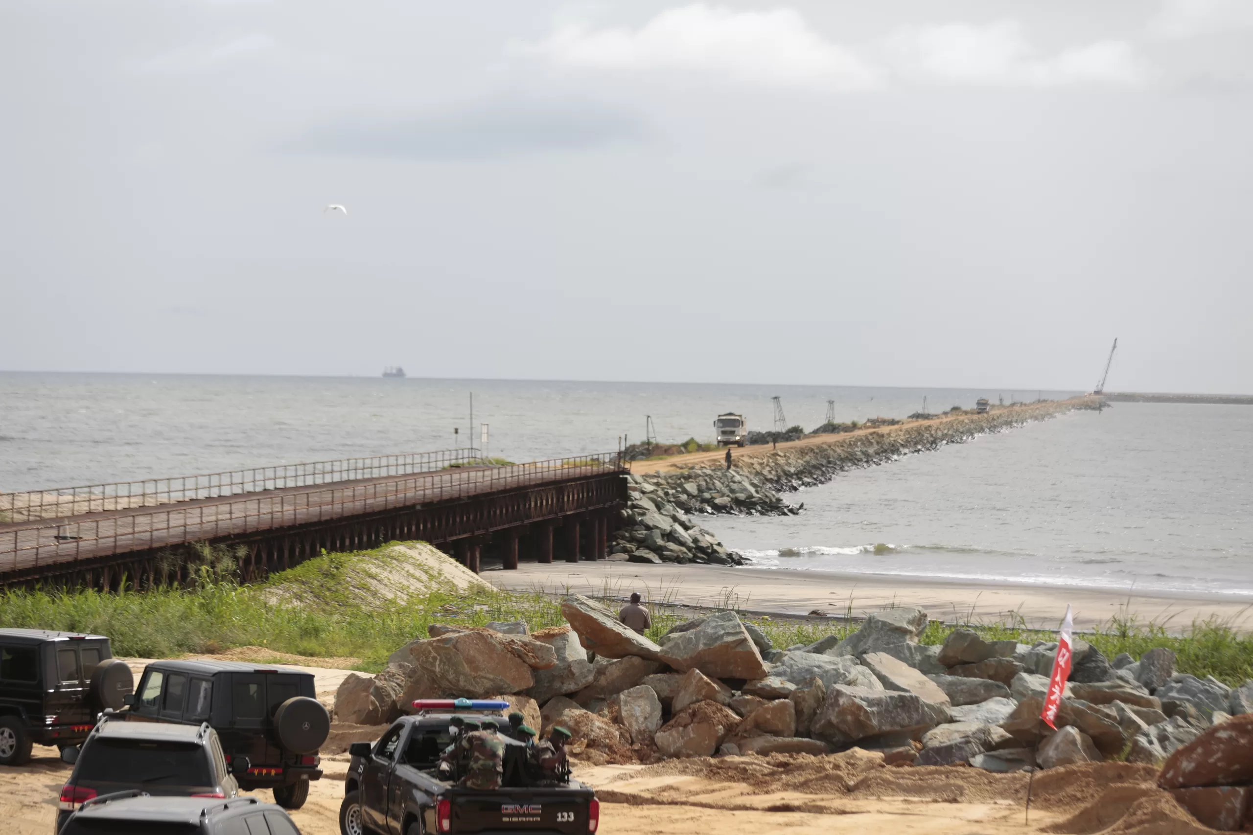 Primeira fase da construção do terminal do porto do Caio termina em 2025
