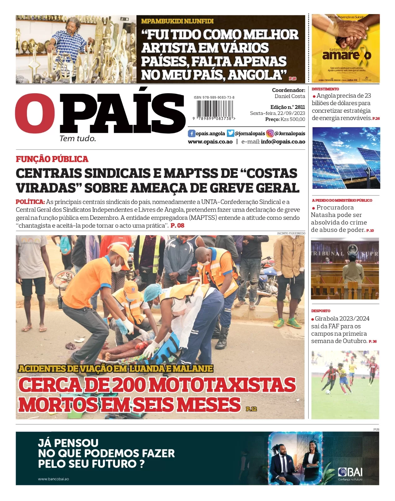 Editorial: João Lourenço e a mão invisível