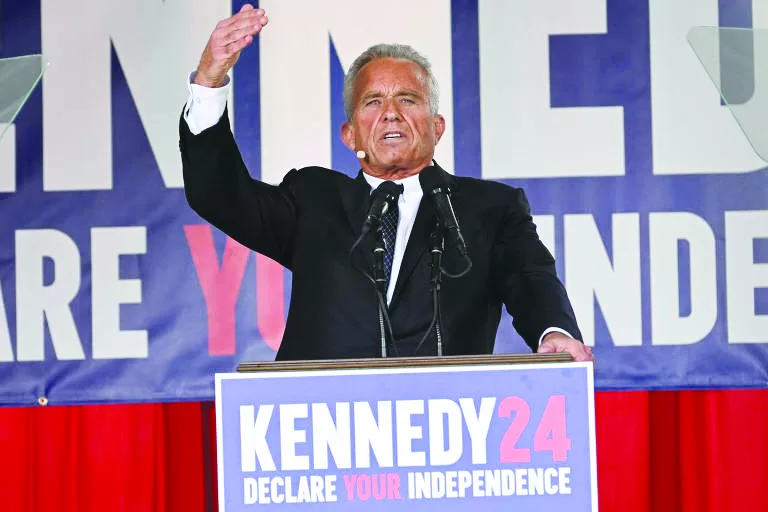 Robert Kennedy Jr. anuncia candidatura à Presidência dos EUA