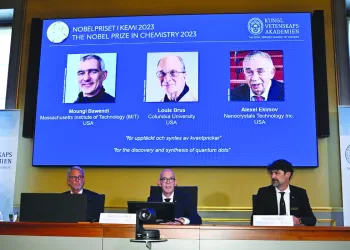 Moungi Bawendi, Louis Brus e Alexei Ekimov ganham prémio Nobel de Química