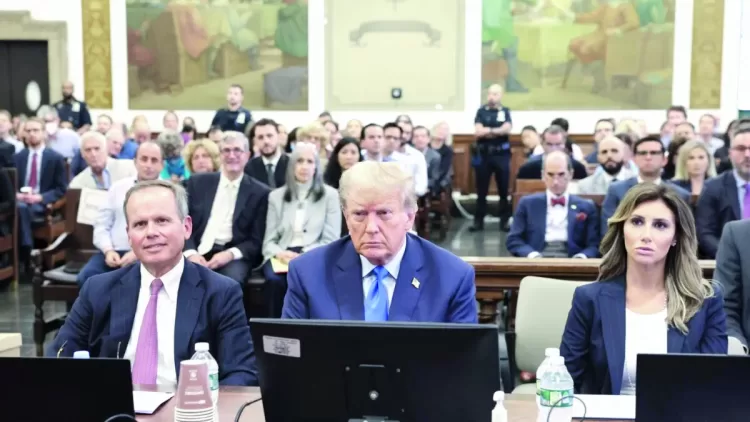 Juiz manda calar Trump durante julgamento por fraude fiscal