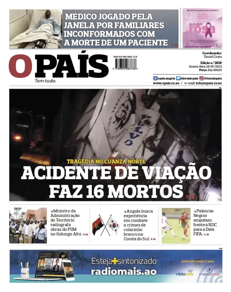 Editorial: Tragédia no Cuanza Norte