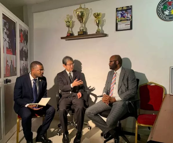 Embaixador do Japão em Angola visita sede da Federação de Judo