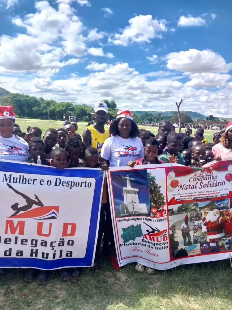 AMUD realiza Natal Solidário nas 18 províncias do país