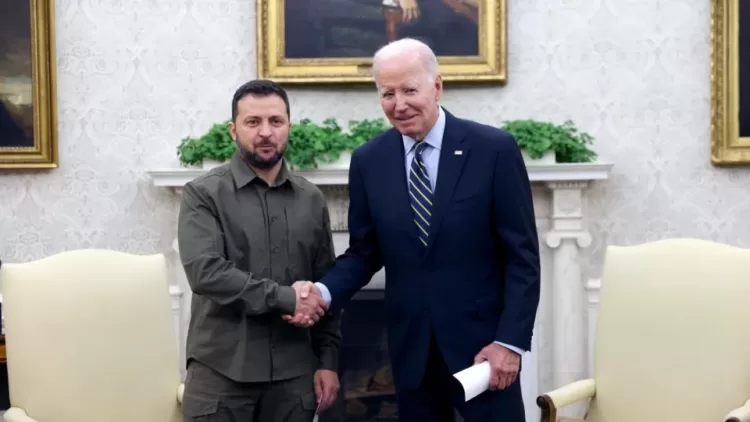 Biden e Zelenski debatem necessidades urgentes da Ucrânia