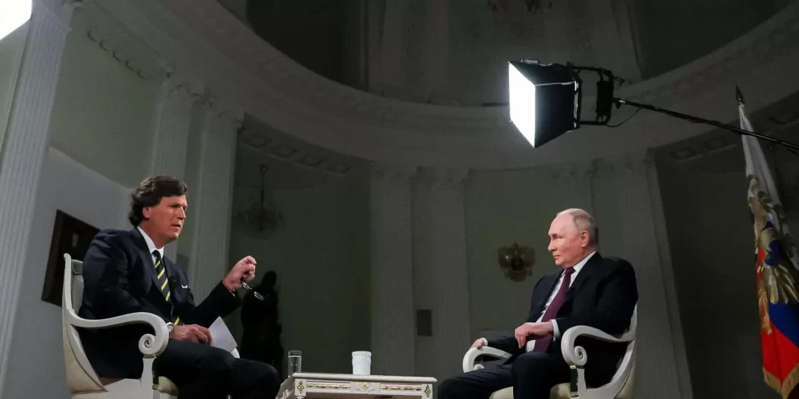 Kremlin responde à reacção ‘emocional’ de Scholz e Sunak à entrevista de Carlson com Putin