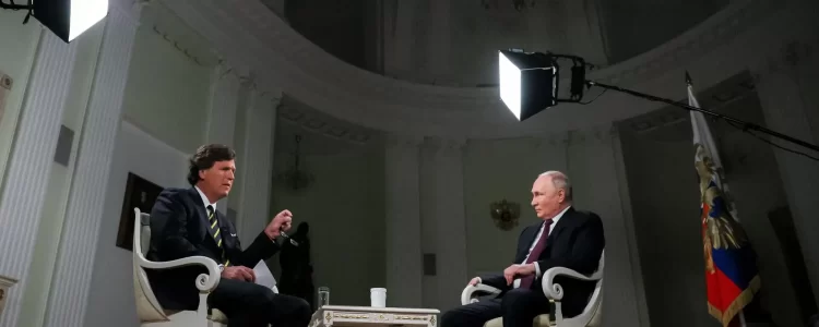 Kremlin responde à reacção ‘emocional’ de Scholz e Sunak à entrevista de Carlson com Putin