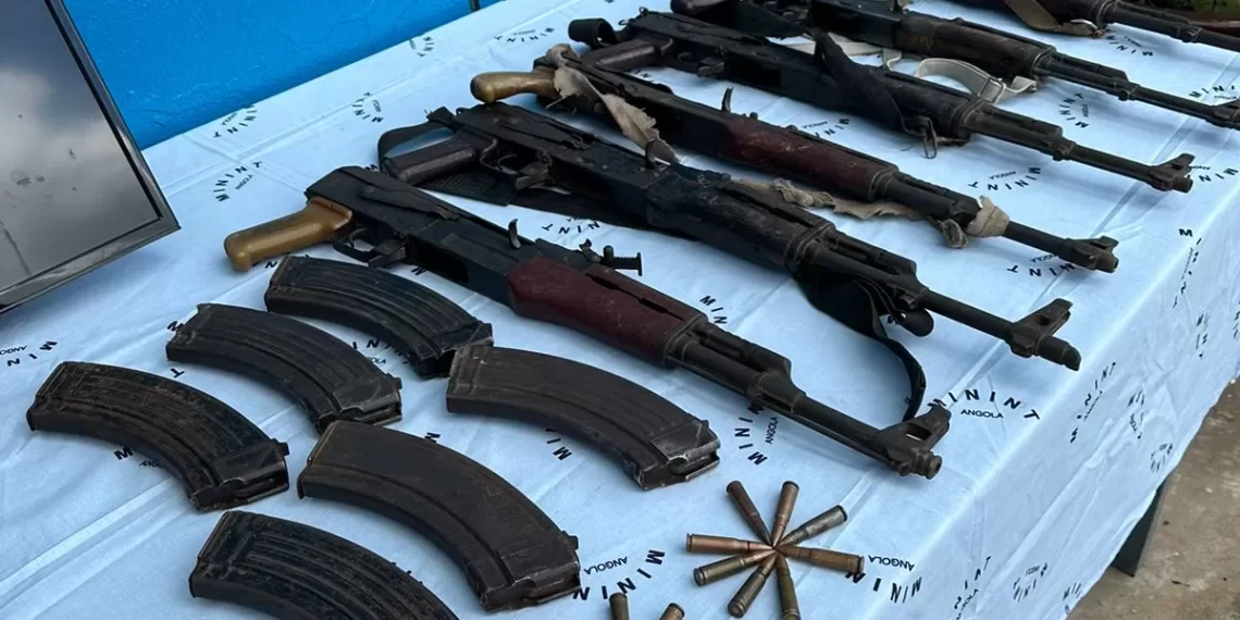 Detido segurança que vendia armas a 80 mil kwanzas