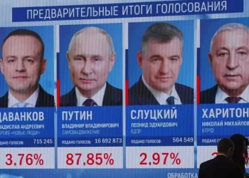 Candidatos reconhecem vitória de Putin