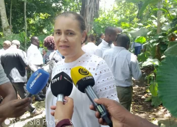 Primeira-dama de São Tomé satisfeita com a ligação aérea com Angola pela Flay