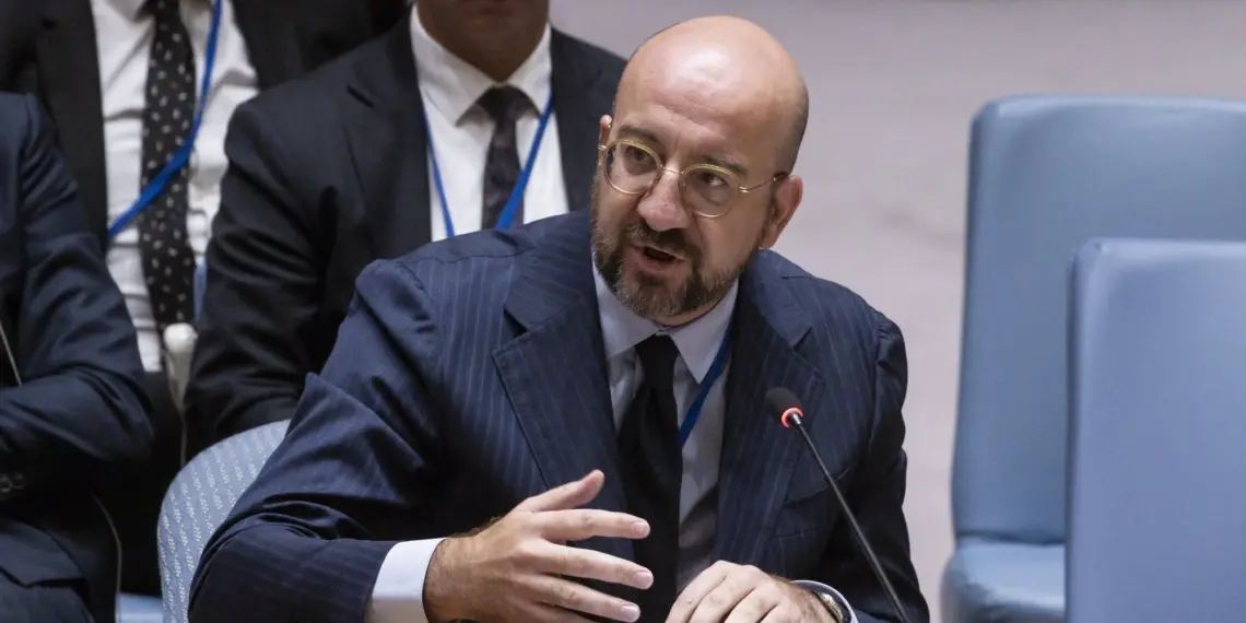 União Europeia tem de alargar ou enfrentar “nova Cortina de Ferro”, alerta Presidente Michel