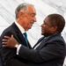 Presidentes de Portugal e Moçambique  num fórum de negócios entre os dois países
