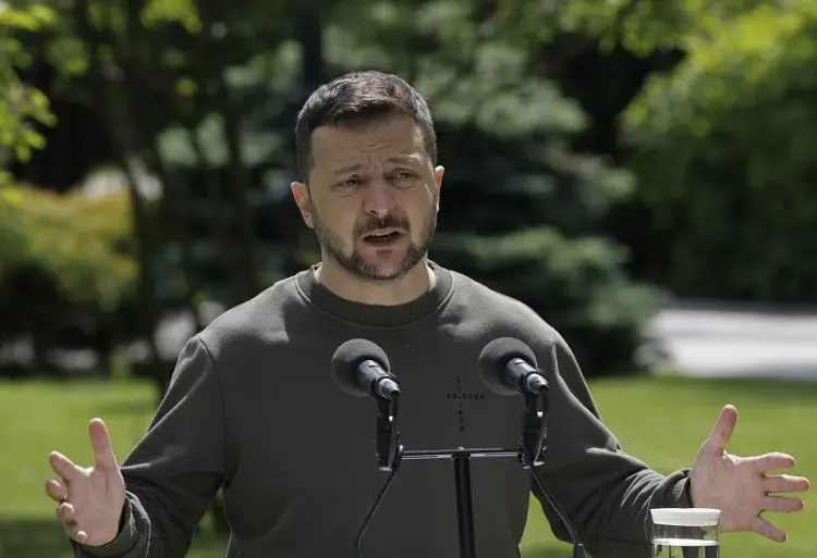 Zelensky  aguardado  em Madrid na Sexta-feira