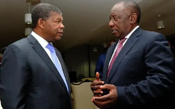 João Lourenço  felicita Cyril  Ramaphosa