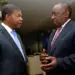 João Lourenço felicita Cyril Ramaphosa