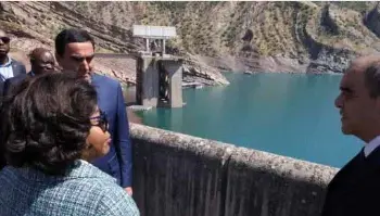 Esperança da Costa visita maior barragem da Ásia Central