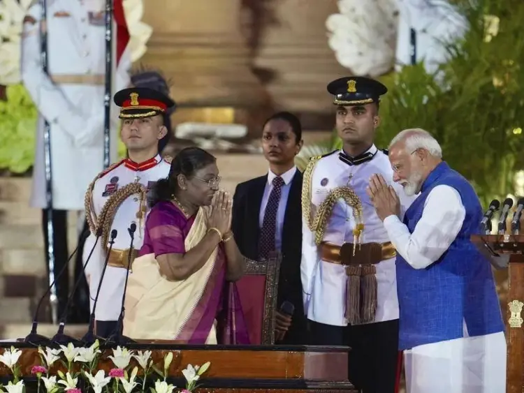 Modi toma posse para terceiro mandato como primeiro-ministro da Índia