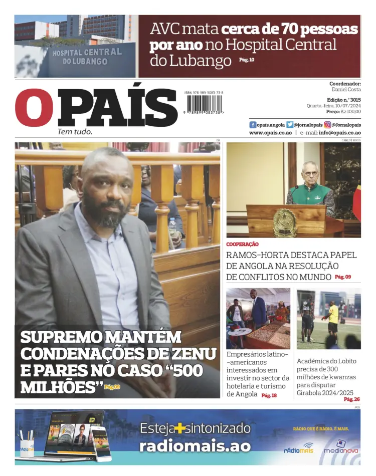 Editorial: Caso 500 milhões de dólares