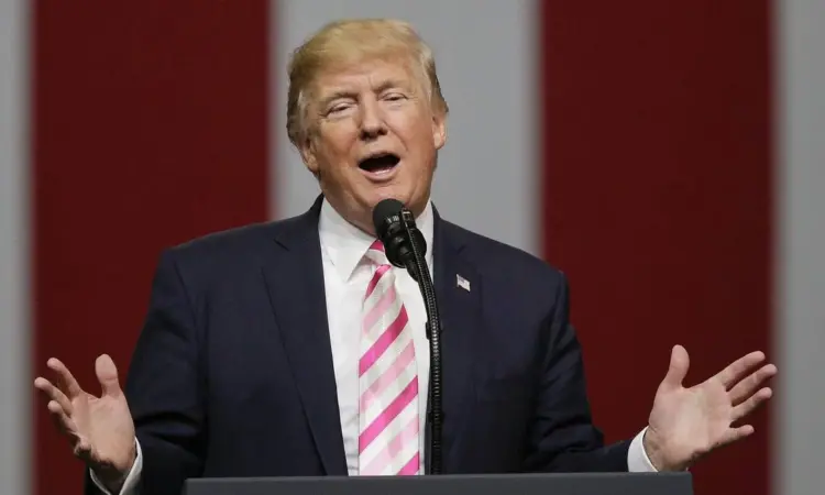 Trump afirma que XiJinping lhe escreveu uma “bela mensagem” após o ataque