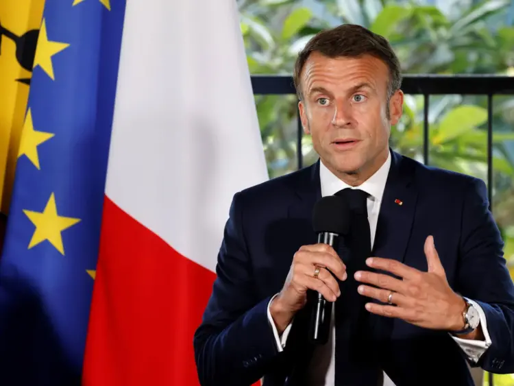 Macron convoca  Conselho de  Ministros para  hoje