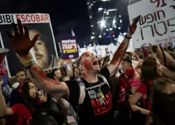 Manifestantes em Israel  exigem acordo com Hamas