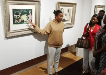 Obras de Pablo Picasso expostas na exposição 122ª edição das  Festas de Nossa Senhor do Monte