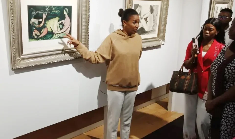 Obras de Pablo Picasso expostas na exposição 122ª edição das  Festas de Nossa Senhor do Monte