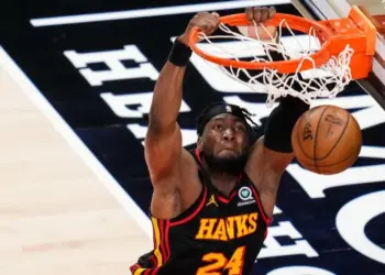 Bruno Fernando fora do  Atlanta Hawks da NBA