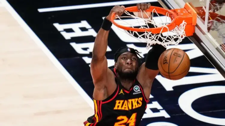 Bruno Fernando fora do  Atlanta Hawks da NBA