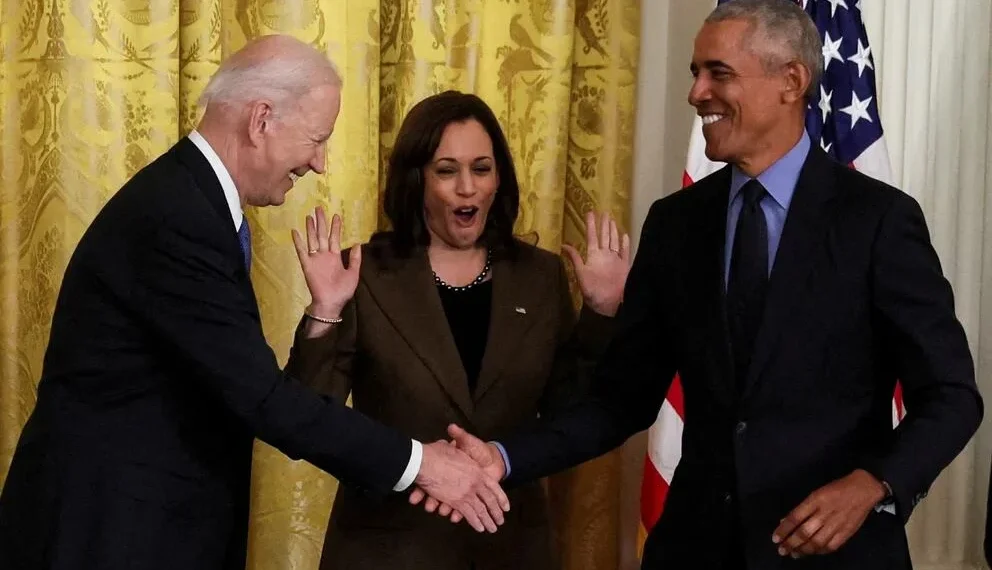 Biden, Obama, Bill e Hillary Clinton vão apoiar Kamala na convenção democrata