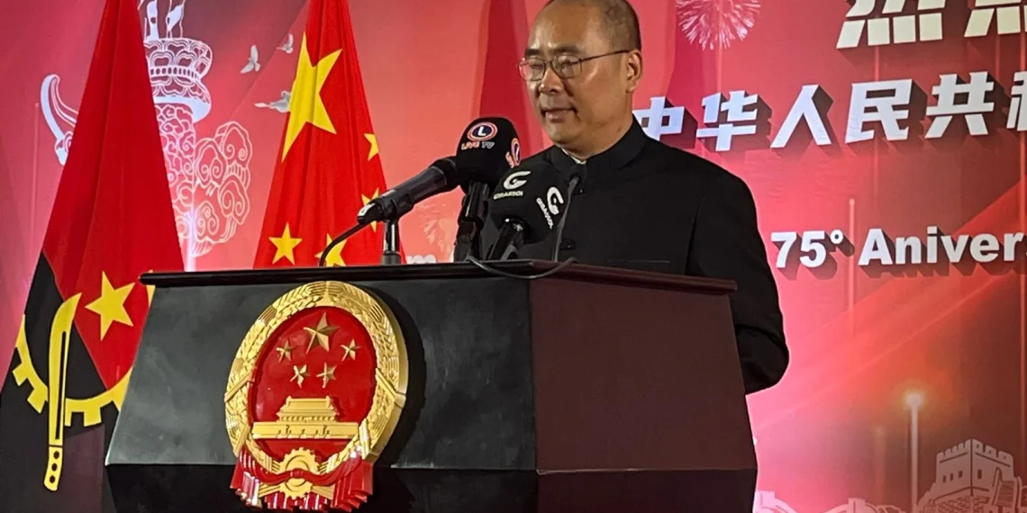 Embaixador da China em Angola destaca cooperação e celebrações durante o 75° aniversário da República Popular da China
