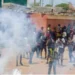 Manifestantes já em liberdade  depois da intervenção das  autoridades em Luanda