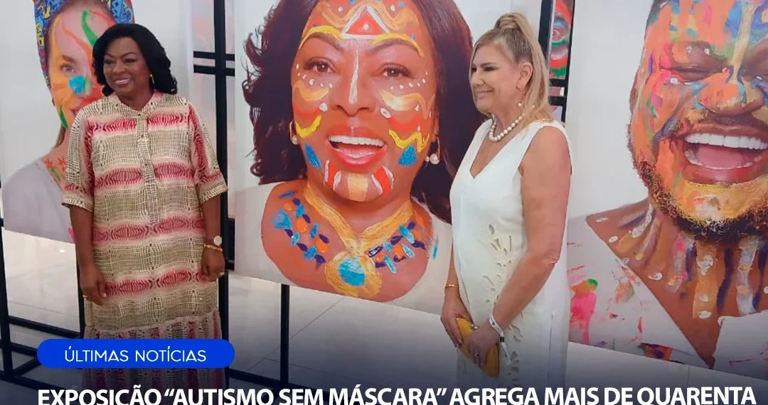 Exposição “Autismo sem máscara” agrega mais  de quarenta quadros