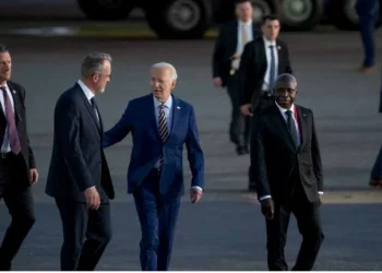 Momentos da chegada histórica de Joe Biden a Angola