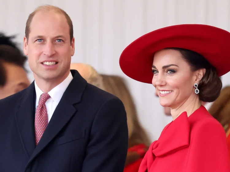 Kate Middleton se junta ao príncipe William para receber emir do Catar