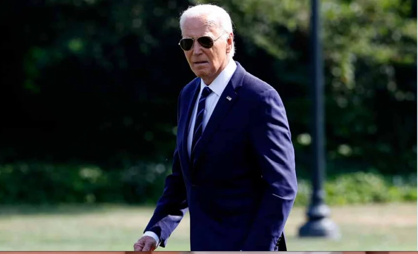 Biden no Jardim da Cidade Alta