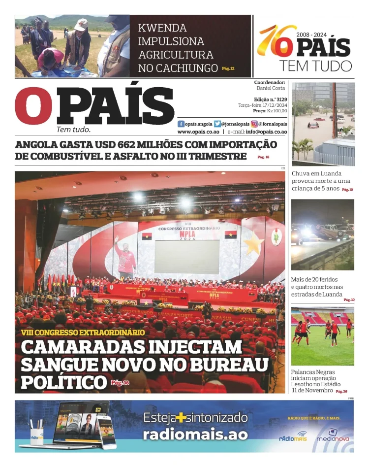 Editorial:Mais jovens no BP do MPLA