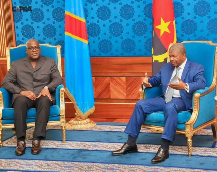 Conflito na RDC no centro das conversações entre João Lourenço e Félix Tshisekedi