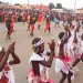 Desfile do carnaval no moxico  descerrado pelo grupo infantil  tchikimissa com rituais do mukanda