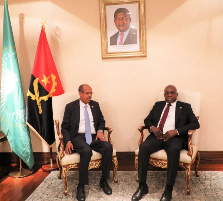 Presidente da Comissão da União Africana trabalha em Luanda
