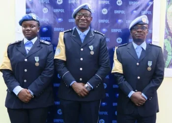 Efectivos da Polícia Nacional recebem medalhas de mérito no Sudão do Sul