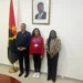Luana Gomes mostra-se feliz pela recepção  do ministro da Juventude e Desportos